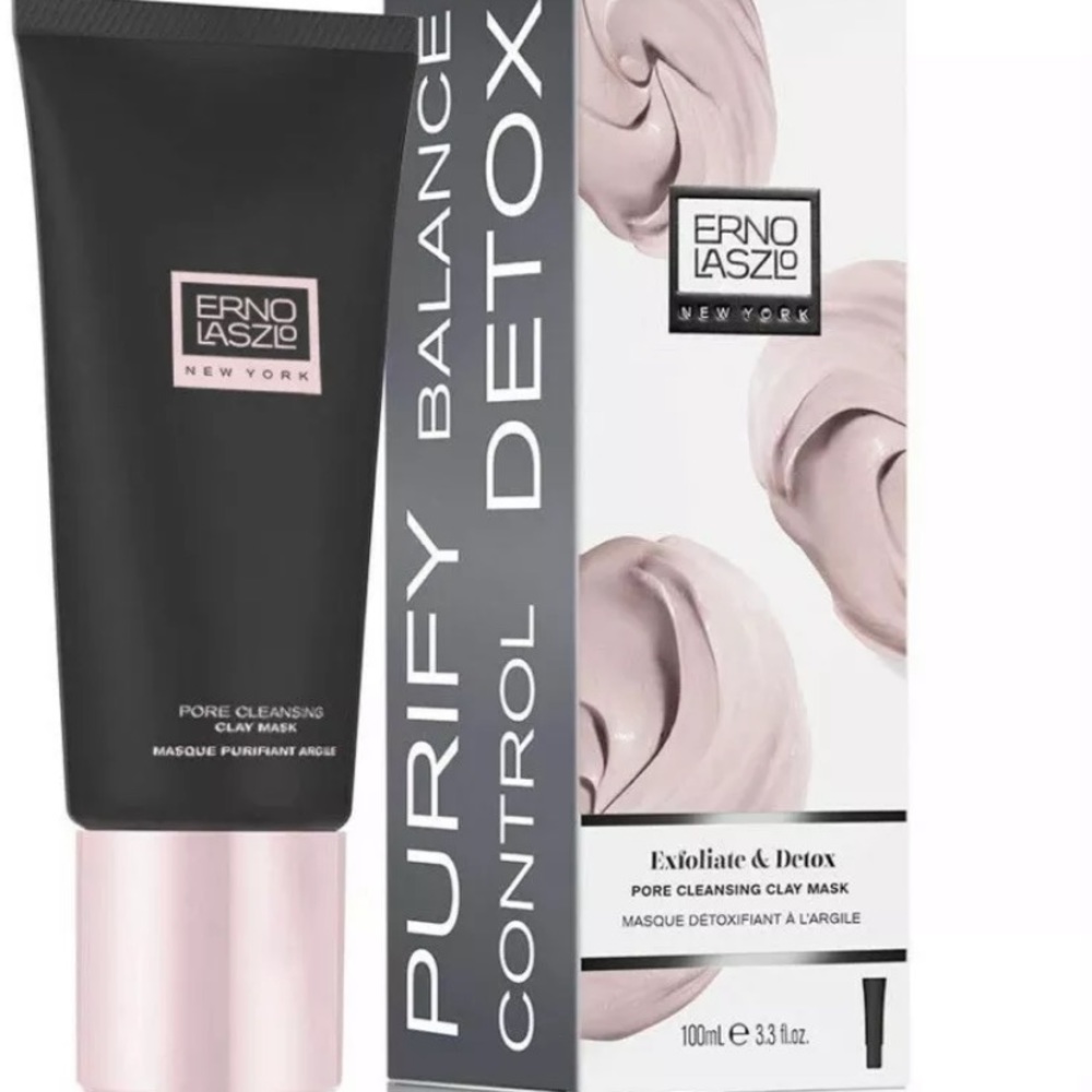 ERNO LASZLO Exfoliate & Detox Pore Cleansing Clay Mask 3.3oz/100ml NIB